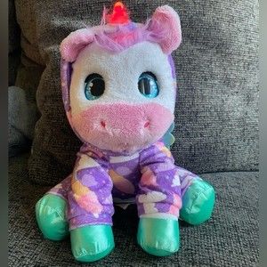 furReal Sweet Jammiecorn Unicorn Interactive Plush Toy Light-Up 30+ Sounds